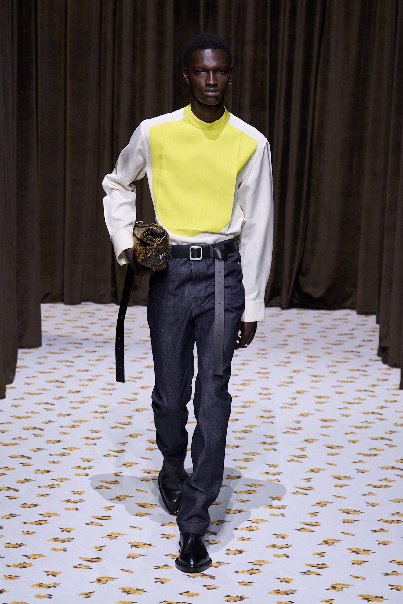 Long belt style top